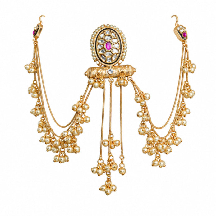 Kundan Chain Cascade Jada Billa