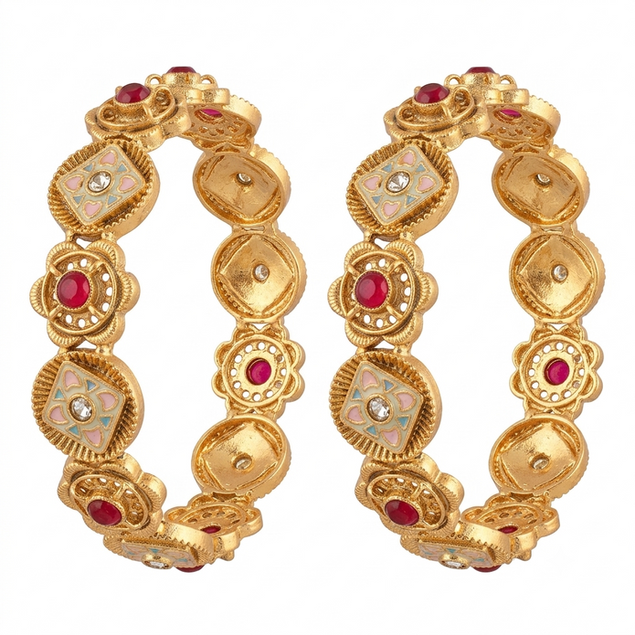Ratnavalli Panel Link Bangles