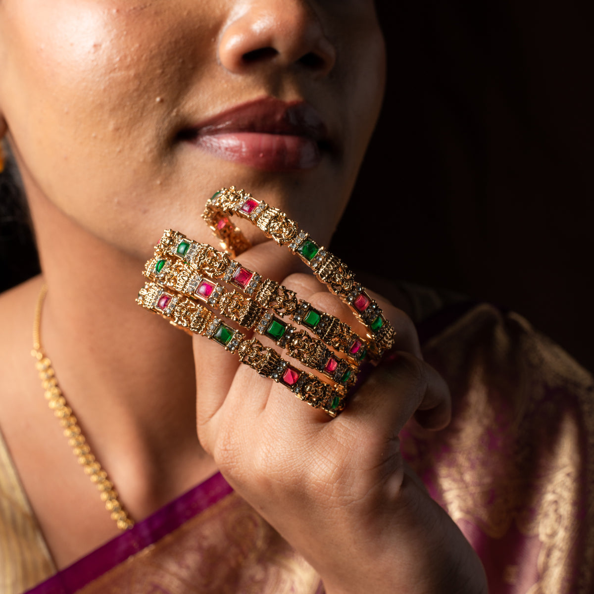 Lakshmi Ratnarang Bangles Set