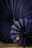 Round Coin Pendant Necklace