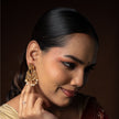 Lakshmi Pearl Drop Chandbali Earrings