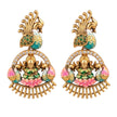 Peacock Crown Lakshmi Studs