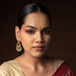 Marakata Pearl Chandbali Earrings