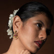 Floral Motif Statement Earrings