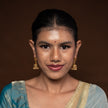 Kempu Pearl Dome Jhumkas