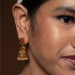 Kempu Pearl Dome Jhumkas