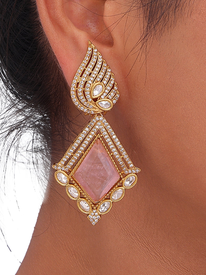 Verdant Kite Statement Earrings