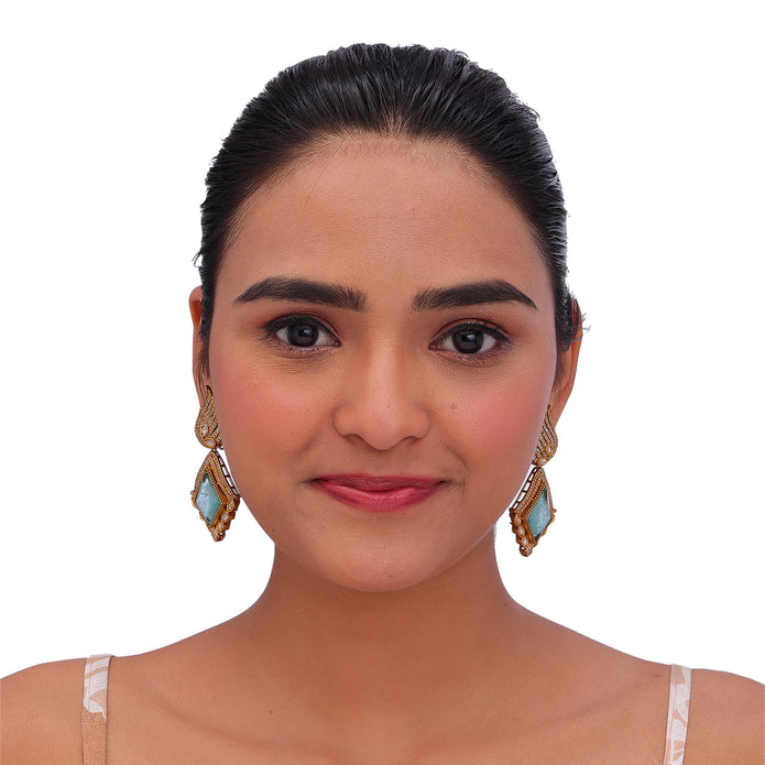 Verdant Kite Statement Earrings