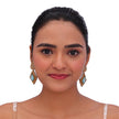 Verdant Kite Statement Earrings