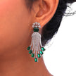 Jade Waterfall Drop Earrings
