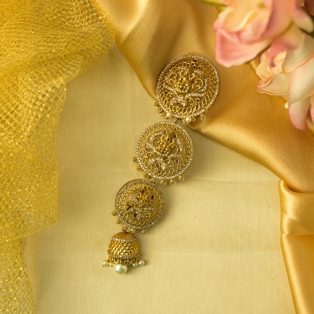 Mahalakshmi Circular Motif Jada Billa