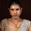 Lakshmi Pearl Cascade Necklace Set
