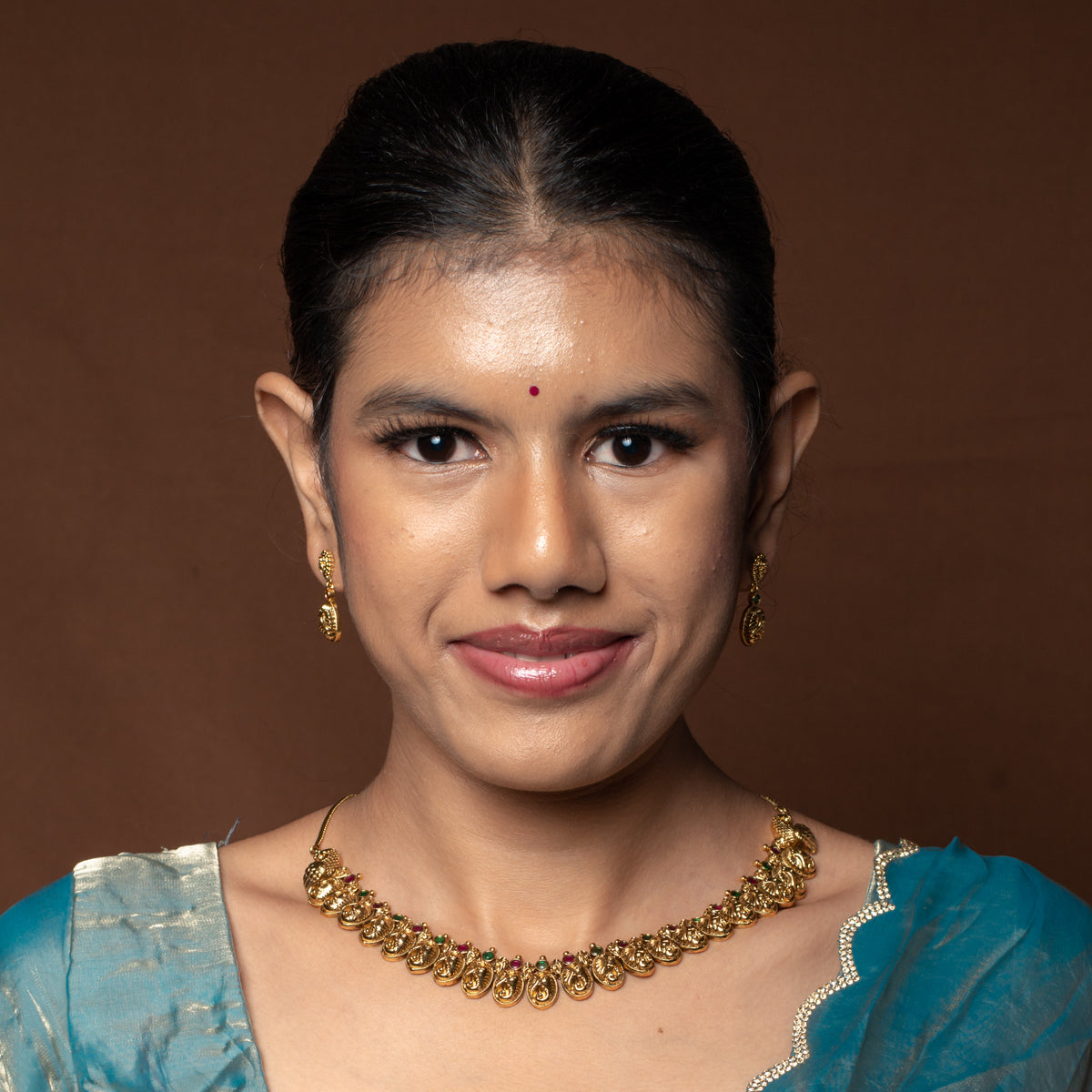 Mayura Ganapathi Necklace Set